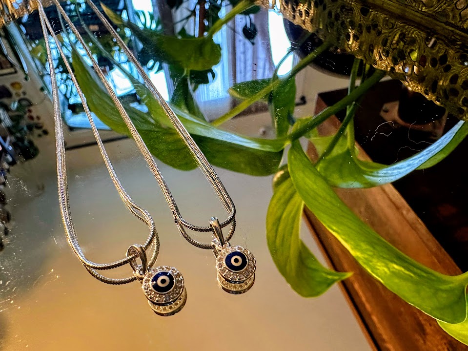 Evil Eye Sterling Silver Necklace