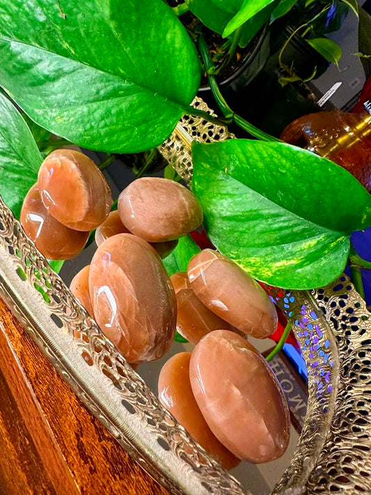 Peach Moonstone Palmstone