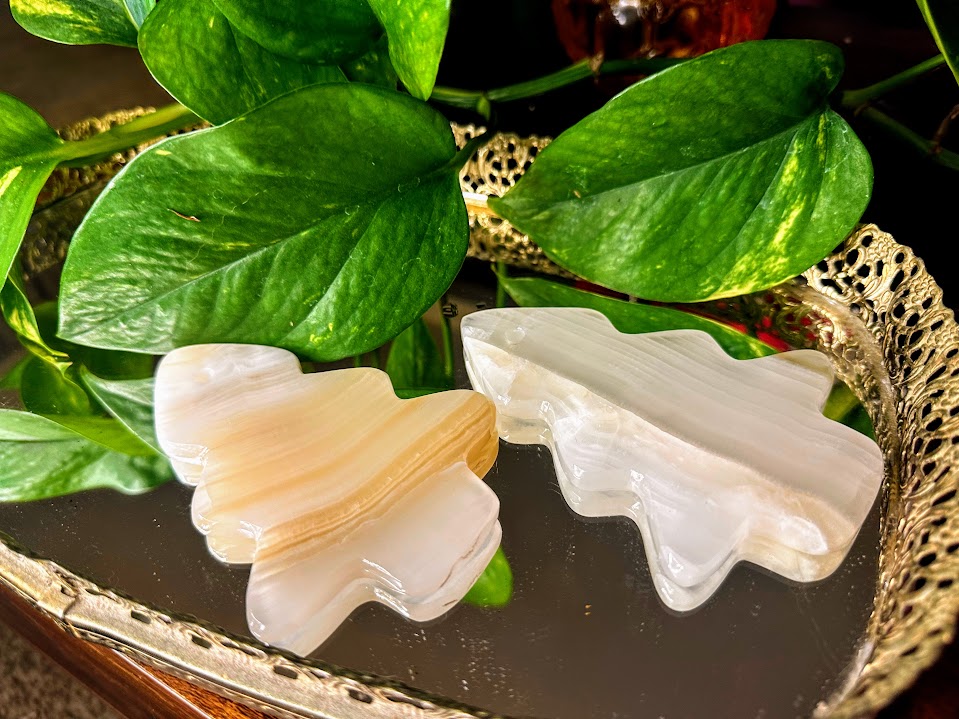 Agate Tree Ornaments