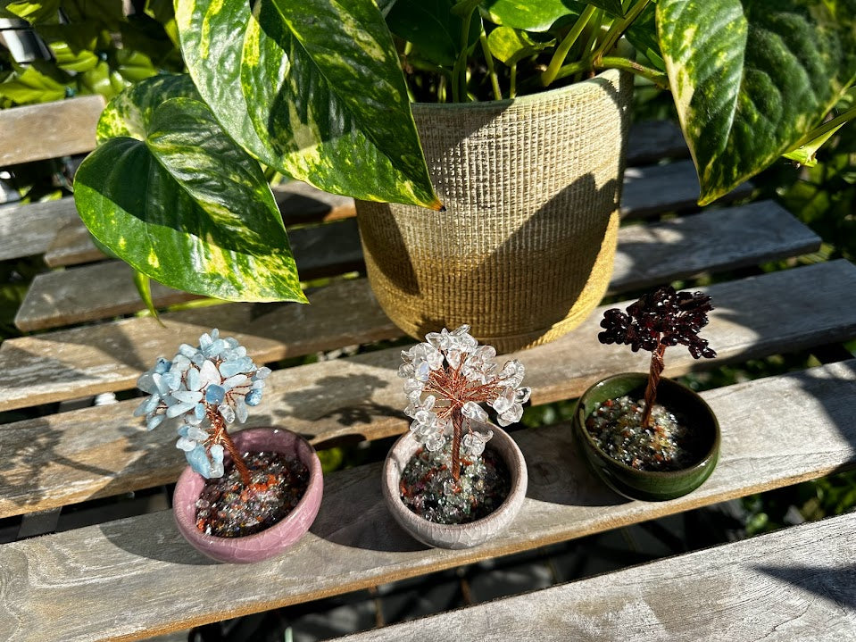 Tree of life Trees with Ceramic Bowls