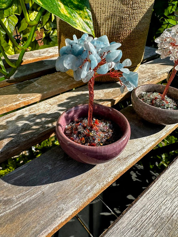 Tree of life Trees with Ceramic Bowls