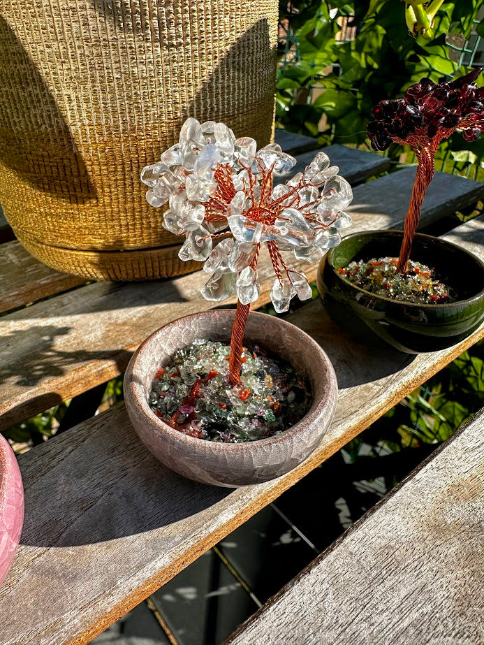 Tree of life Trees with Ceramic Bowls