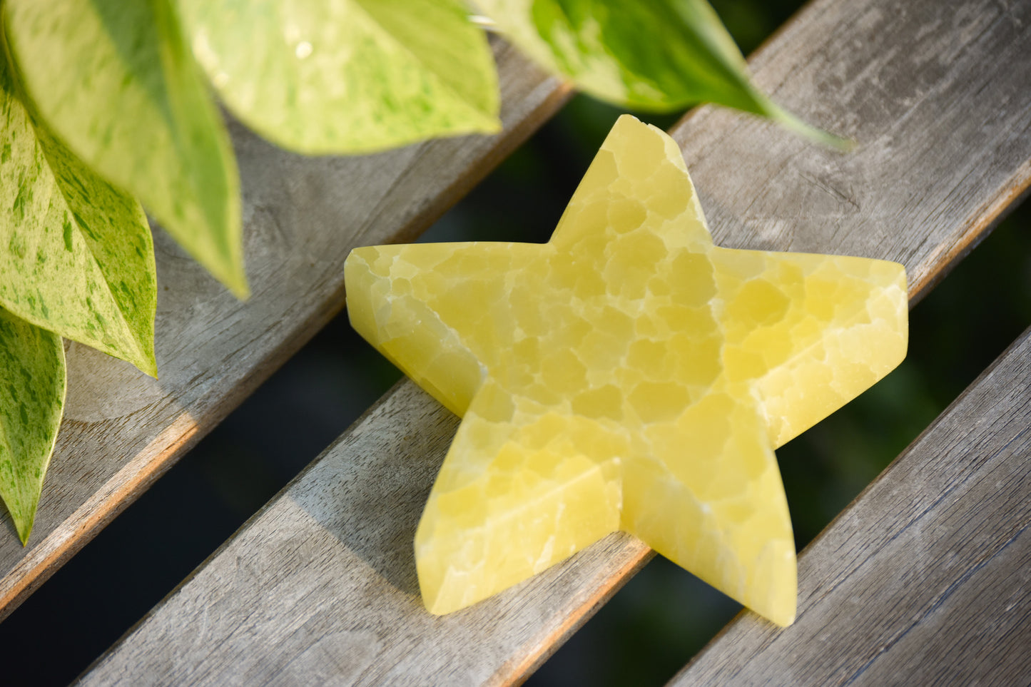 XL lemon Calcite Stars