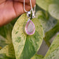 Faceted Rose Quartz Sterling Silver Necklace