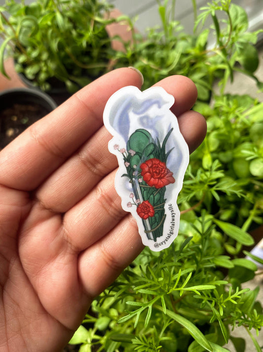 Sticker-Floral Herb Bundle